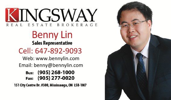 Benny Lin, Sales Represent