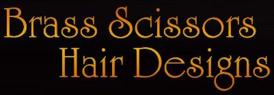 Brass Scissors Hair Design