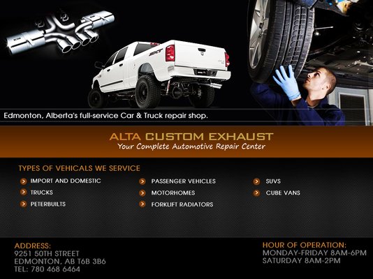 Alta Custom Exhaust