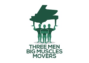Three Men Big Muscles Move