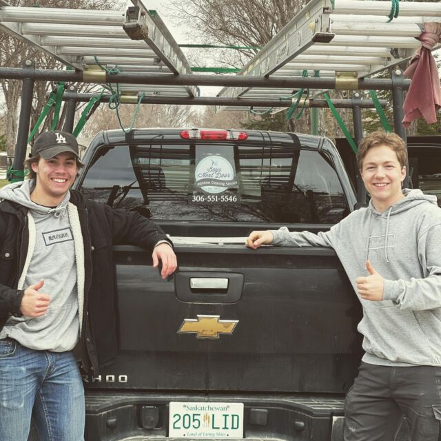 Boys next door window clea